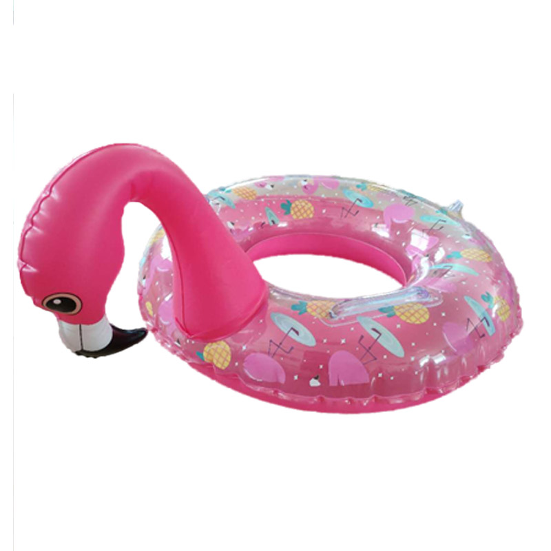 Надувное плавательное кольцо для бассейна с фламинго для детей